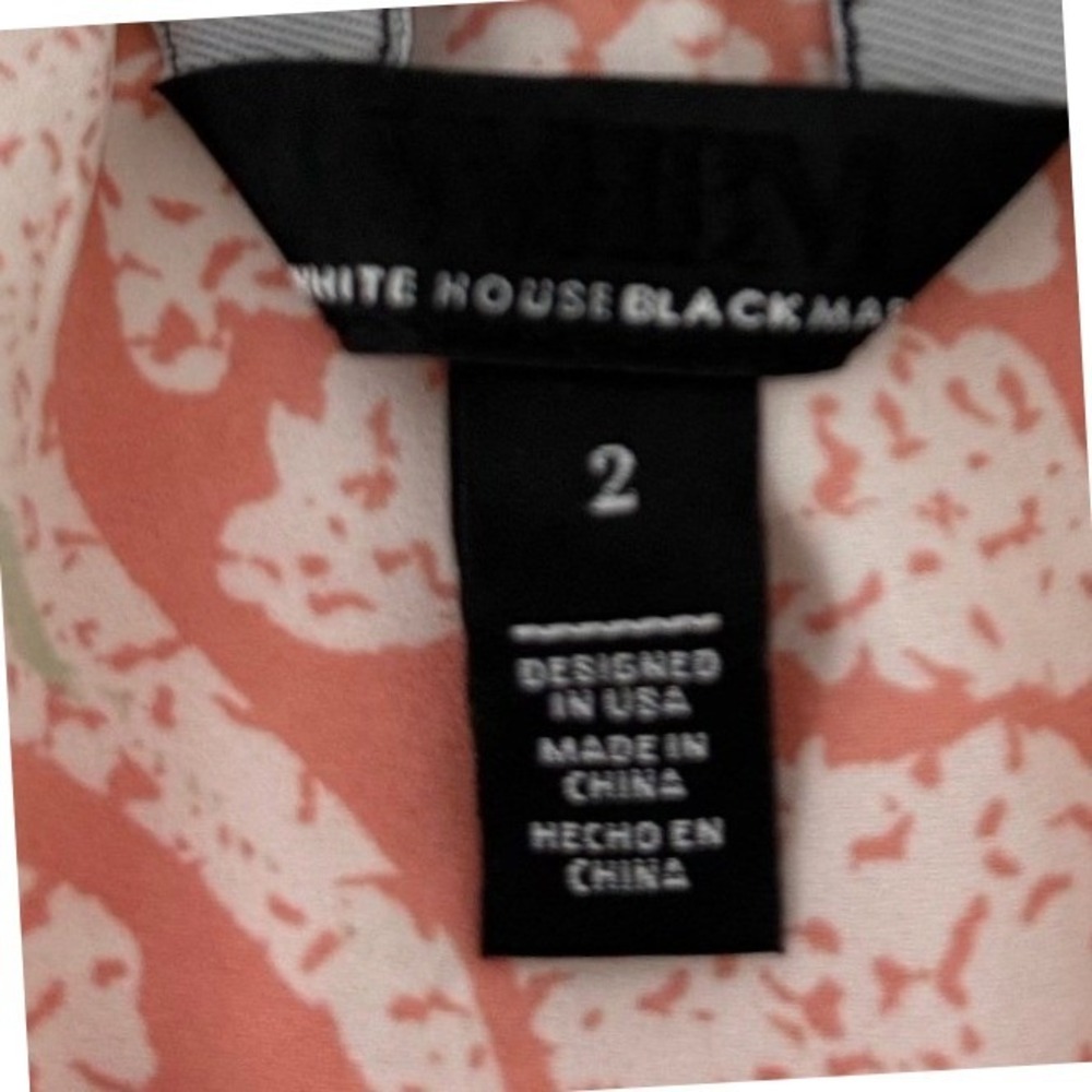 White House Black Market Floral High-Low Ruffle Midi Skirt Multicolor Size 2 - Picture 4 of 11